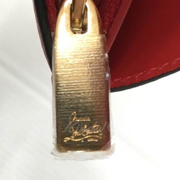 Christian Louboutin Chain Wallet W Boudoir Red - Picture 7 of 9